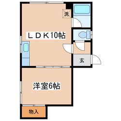 コーポ沢田の物件間取画像